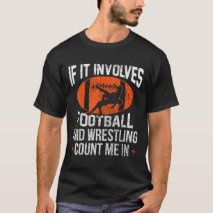 Camiseta Engraçado Se Envolve Futebol E Luta Contagem