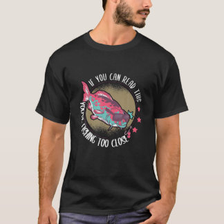 Camiseta Engraçado se você pode ler isso você está pescando