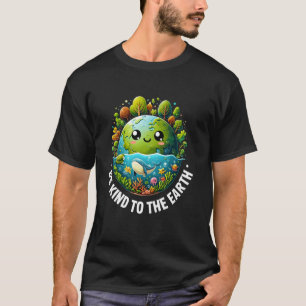 Camiseta Engraçado Seja Gentil Com A Terra Planeta Natureza