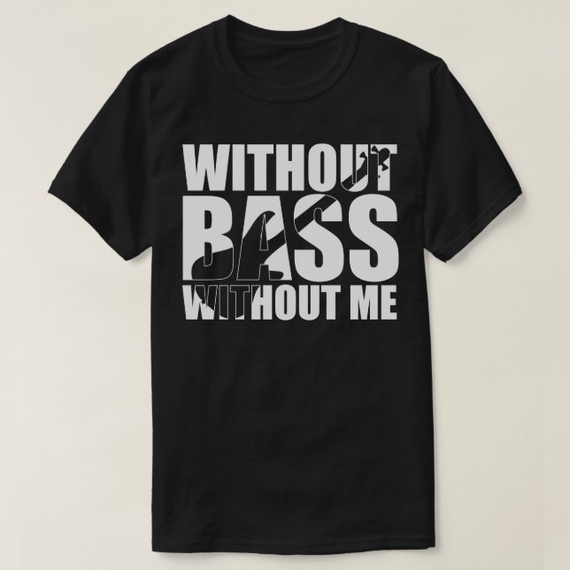 Camiseta Engraçado SEM BAIXO SEM MIM. (Frente do Design)