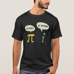 Camiseta Engraçado Ser Real, Racional Geek De Professor De