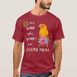 Camiseta Engraçado Ser Um Pássaro De Papagaio Solar Mãe Mãe