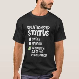 Camiseta Engraçado Seu E Seu Policial Relacionam Sta