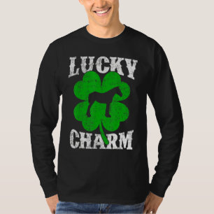 Camiseta Engraçado Shamrock Folha Lucky Charm Mule Rua de P