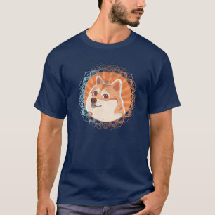 Camiseta Engraçado Shiba Inu Cachorro Crypto Shib Exército 