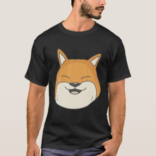 Camiseta Engraçado Shiba Inu Face Dog Gift Kawaii Shiba I