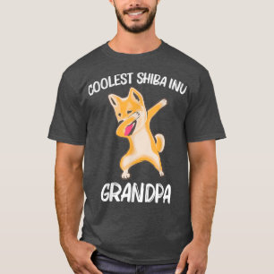 Camiseta Engraçado Shiba Inu Pelo Avô Dabbing Japonês Akita
