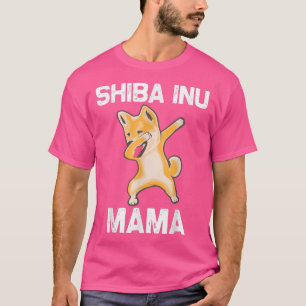 Camiseta Engraçado Shiba Inu Por Mulheres Mãe Dabbing Japon