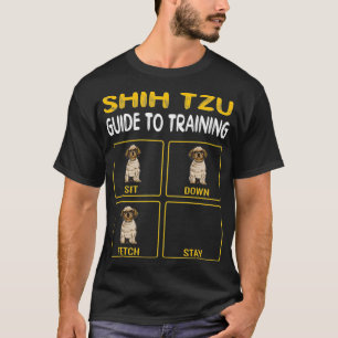 Camiseta Engraçado Shih Tzu Guia Para Treinar Formador De 