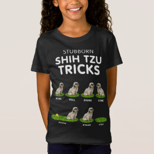 Camiseta Engraçado Shih Tzu Trick para homens, mulheres e c