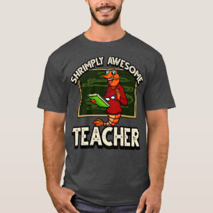 Camiseta Engraçado ShrimpPrawn Pun Shrimply Incrível profes