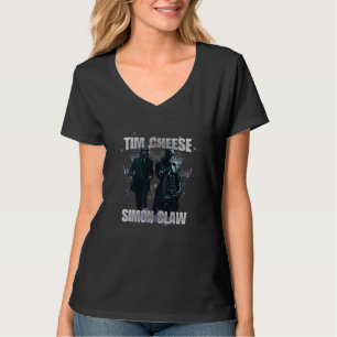 Camiseta Engraçado, Simon Claw Tim Cheese Sabe Trendy M