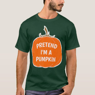 Camiseta Engraçado, Simples Fingir, sou um Halloween de Abó