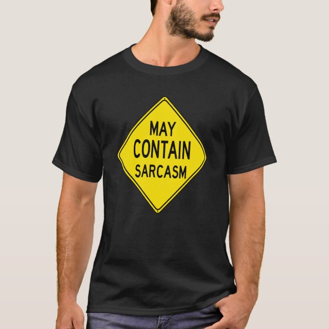 Camiseta Engraçado Sinal Sarcástico de Causa Amor Sarcasmo (Frente)