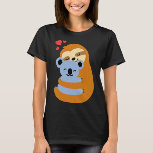 Camiseta Engraçado Sloth Koala Bear Love