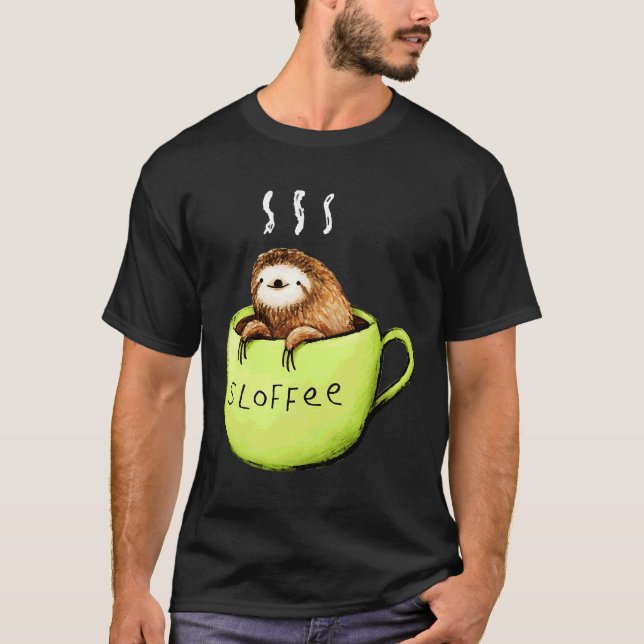 Camiseta Engraçado Sloths (Frente)