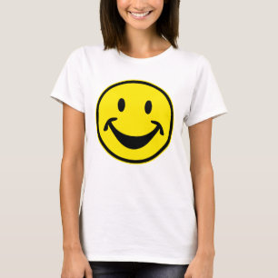 Camiseta Engraçado Smiley Amarelo + seu traseiro. & ideias