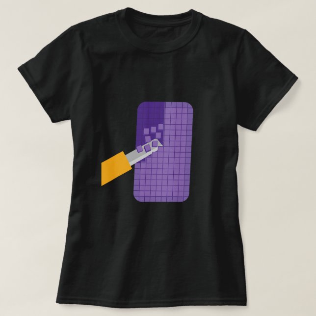 Camiseta Engraçado SMR Soap Cutting (Frente do Design)