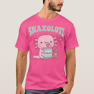 Camiseta Engraçado Snaxolotl Cobra Um Lotl Como O Axolotl