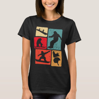 Camiseta Engraçado Snowboard Lover Snowboarder Esportes de 