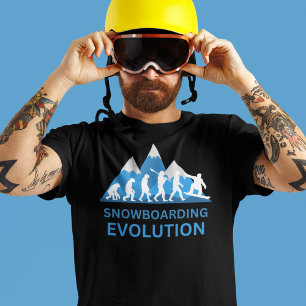 Camiseta Engraçado Snowboard Snowboard