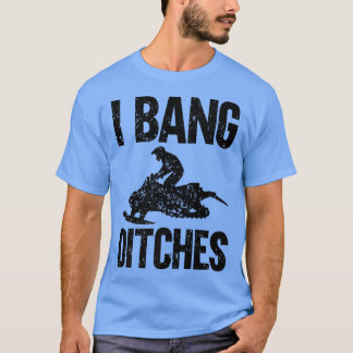 Camiseta Engraçado Snowmobile Lover Snowmobiler Lover I Ba