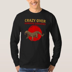 Camiseta Engraçado Sobre Dragões Komodo Lizard Réptil