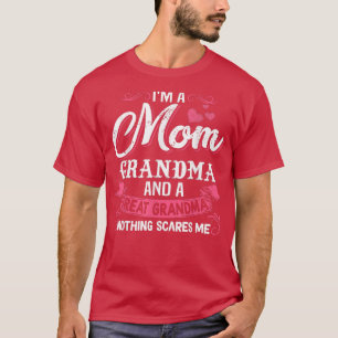 Camiseta Engraçado, sou a vovó e Excelente mãe