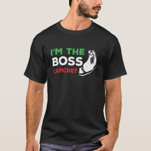Camiseta Engraçado, sou o chefe italiano não 