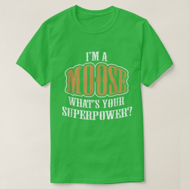 Camiseta Engraçado, sou um alce (Frente do Design)