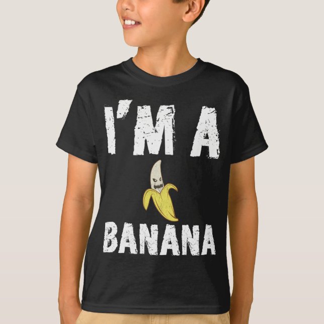Camiseta Engraçado, sou uma Banana Assustadora (Frente)