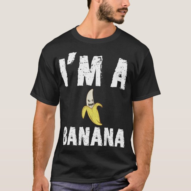 Camiseta Engraçado, sou uma Banana Assustadora (Frente)