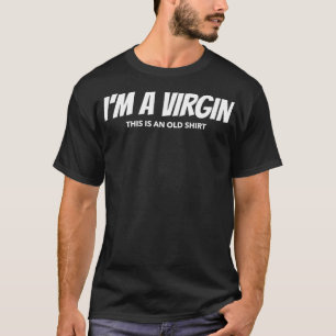 Camiseta engraçado, sou virgem