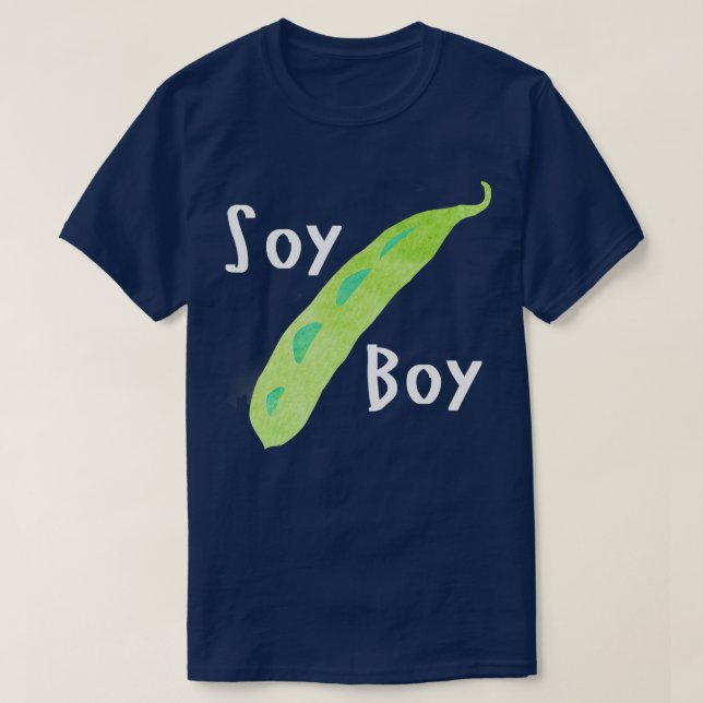 Camiseta Engraçado Soy Boy Liberal Vegan Vegetarian 1 (Frente do Design)
