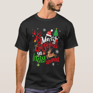 Camiseta Engraçado Sozinho Em Filmes Domésticos Feliz Nat