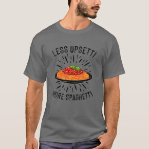 Camiseta Engraçado Spaghetti Design Pasta Homens Mulheres I