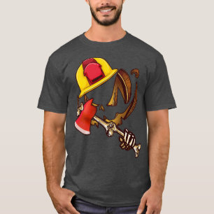 Camiseta Engraçado Spooky Presente Legal Bombeiro Presente