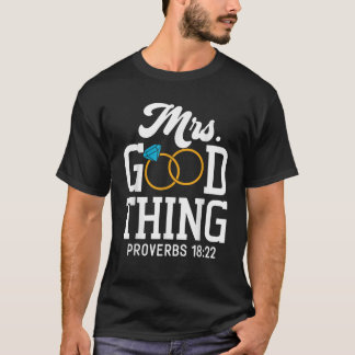 Camiseta Engraçado Sra. Boa Coisa Adultos Unisex Cristãos B