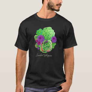 Camiseta Engraçado Suculento Whisperer Plant Lover, homens