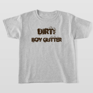 Camiseta Engraçado "Sujeira": Garoto Glitter" T-Shirt