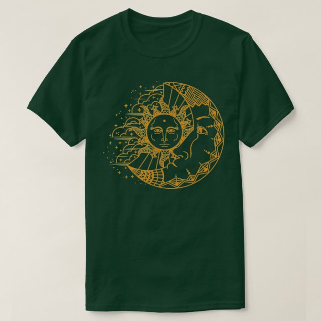 Camiseta Engraçado Sun Moon Astronomer Astronomer Astronome (Frente do Design)
