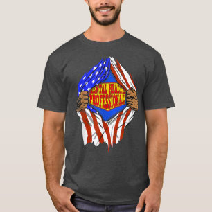 Camiseta Engraçado Super Mental Health Professional Hero Jo