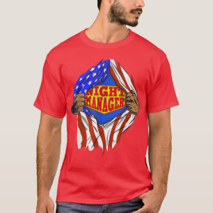 Camiseta Engraçado Super Night Manager Hero Job