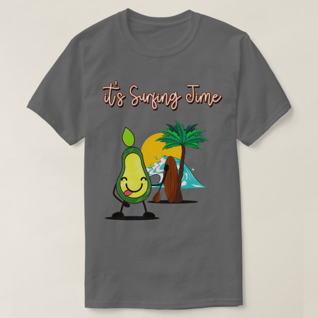 Camiseta Engraçado surfando Itx27s Itx27s (Frente do Design)