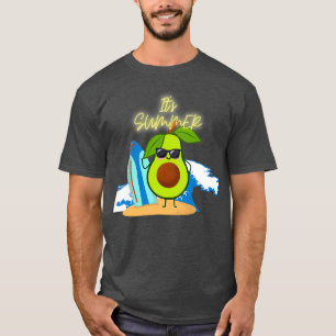 Camiseta Engraçado surfando seu verão