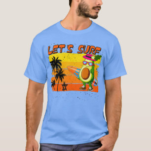 Camiseta Engraçado Surfe e Avocado Aover TShirt Classic TSh
