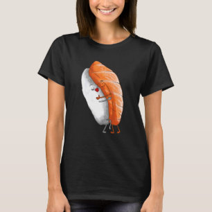 Camiseta Engraçado Sushi Hug Para Crianças Mulheres Legal F
