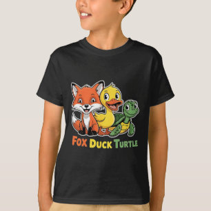 Camiseta Engraçado Sutil. Pato-de-Raposa