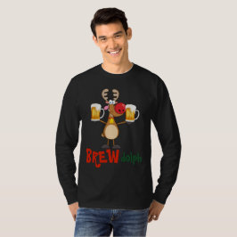 Camiseta Engraçado T Natal para amantes de CERVEJA - LIT Ru