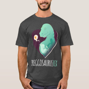 Camiseta Engraçado T Re Dinossaur Bebê Anunciação De Gravid